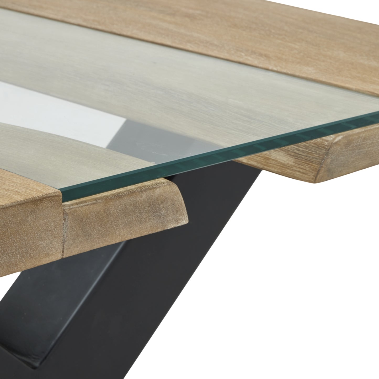 Live Edge Collection Light Acacia River Coffee Table