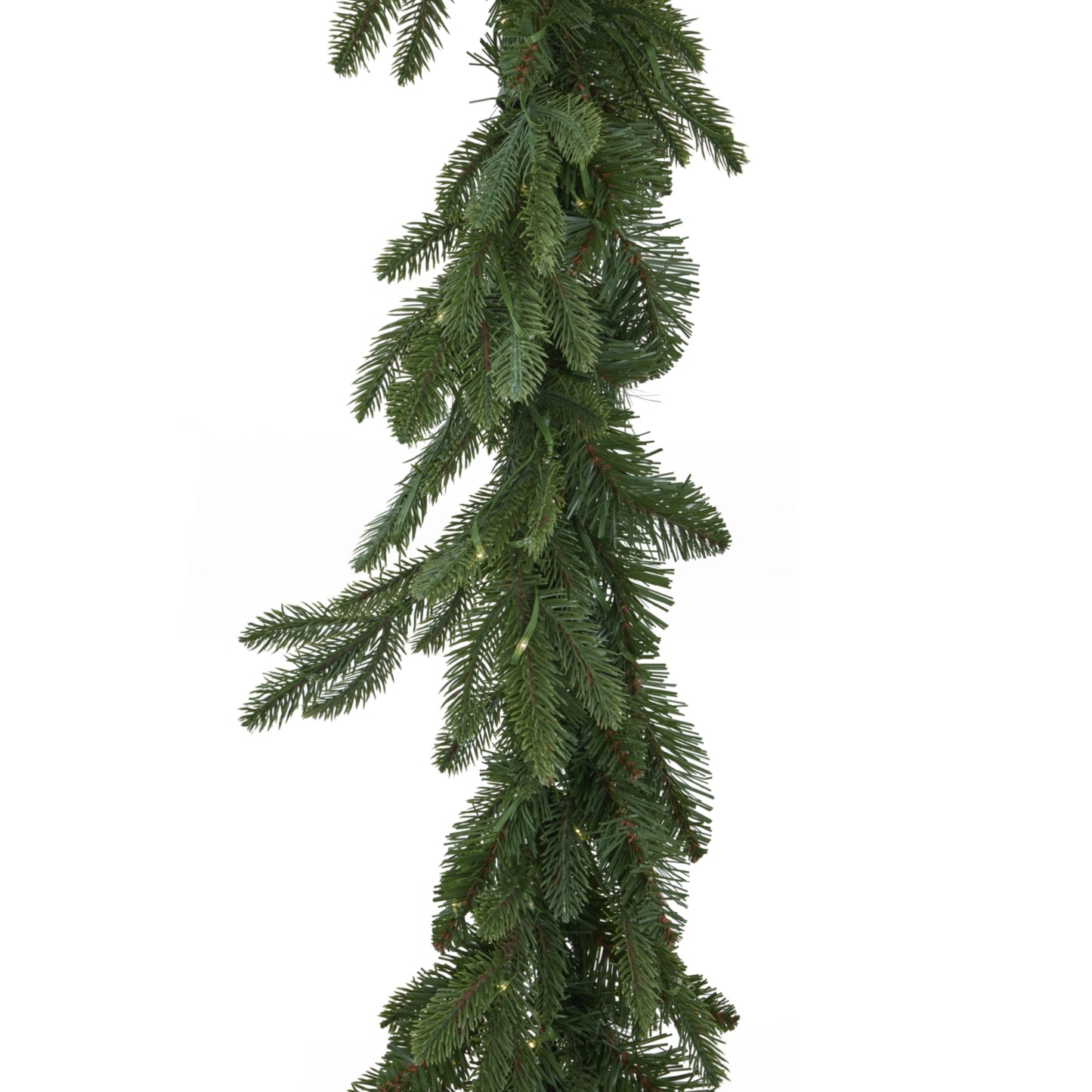 Green Pre-Lit Woodland 200 Led Fir Christmas Garland