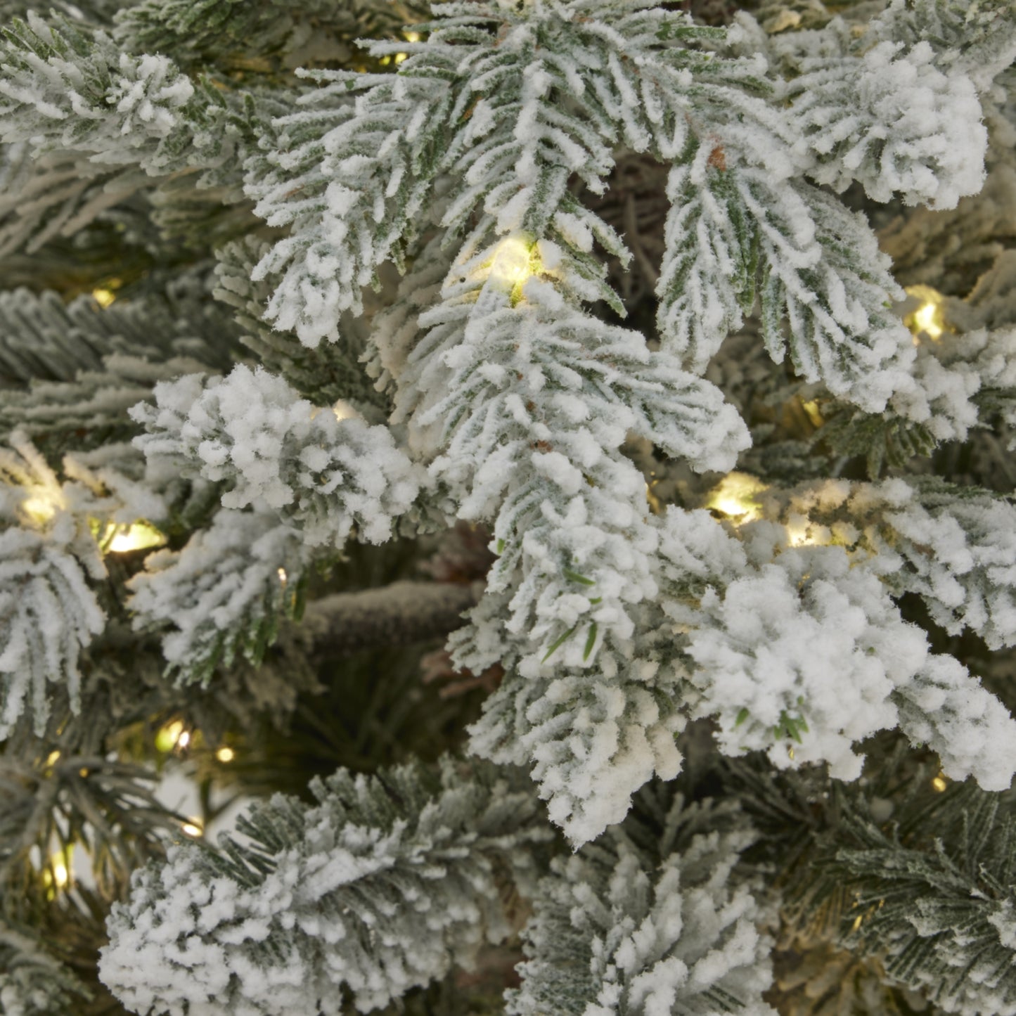 Snowy Forest Fir Pre-Lit Led 300L Christmas Tree In Pot