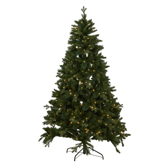 Green Forest Fir Pre-Lit 400L Led Christmas Tree